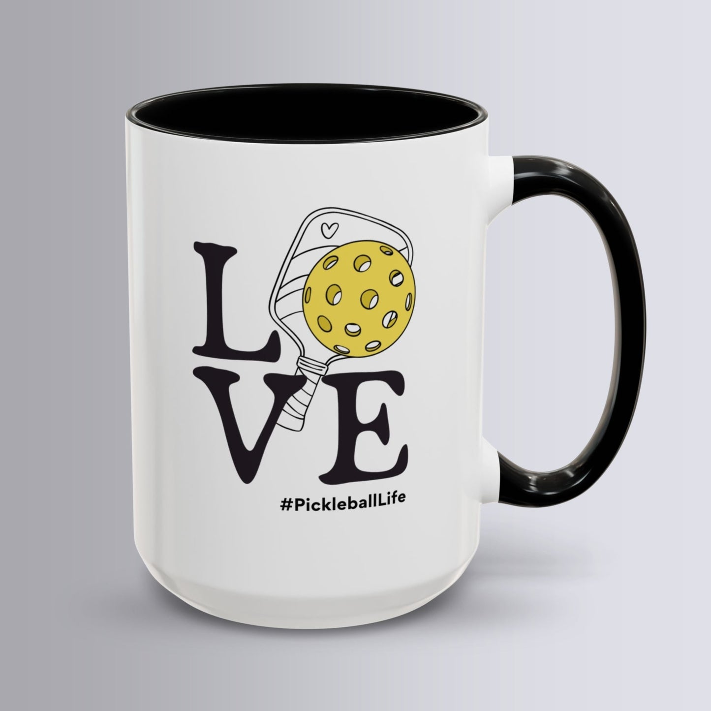 Pickleball Mug 11 & 15oz Coffee Mug for Pickleball Fans
