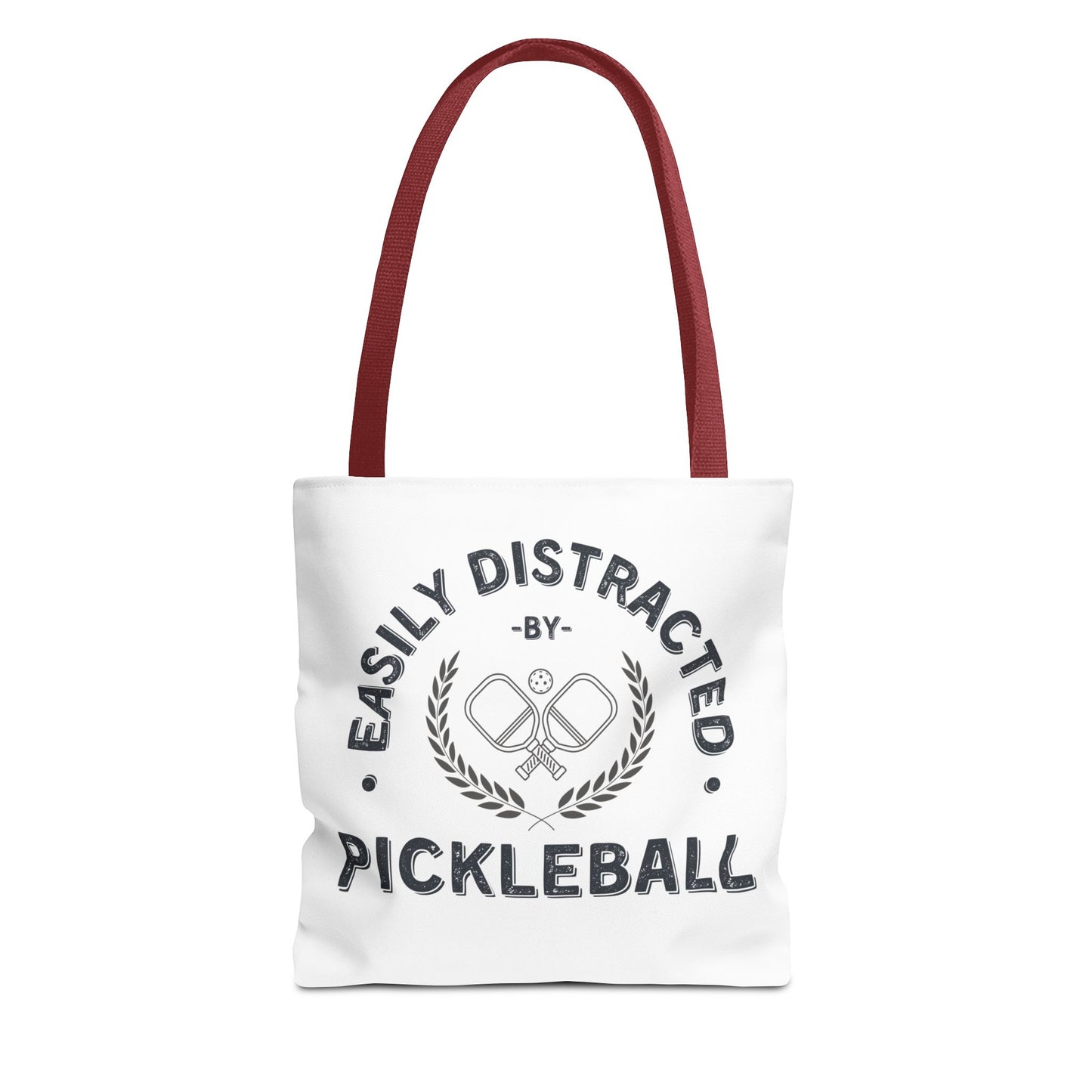 Pickleball Tote Bag Easily Distracted by Pickleball Funny Bag for Pickleball Tennis Lovers