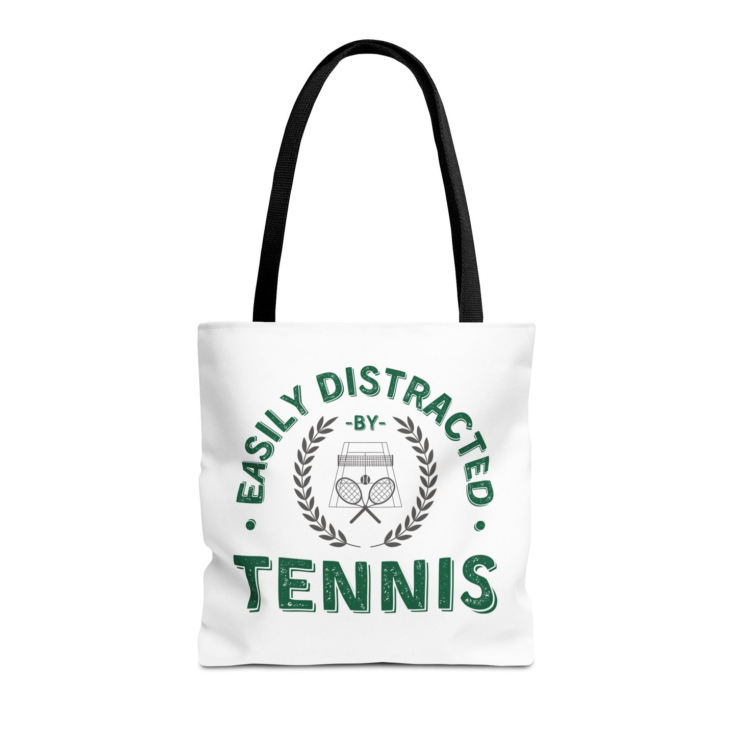 Tennis Tote Bag Easily Distracted by Tennis Funny Bag for Tennis Lovers