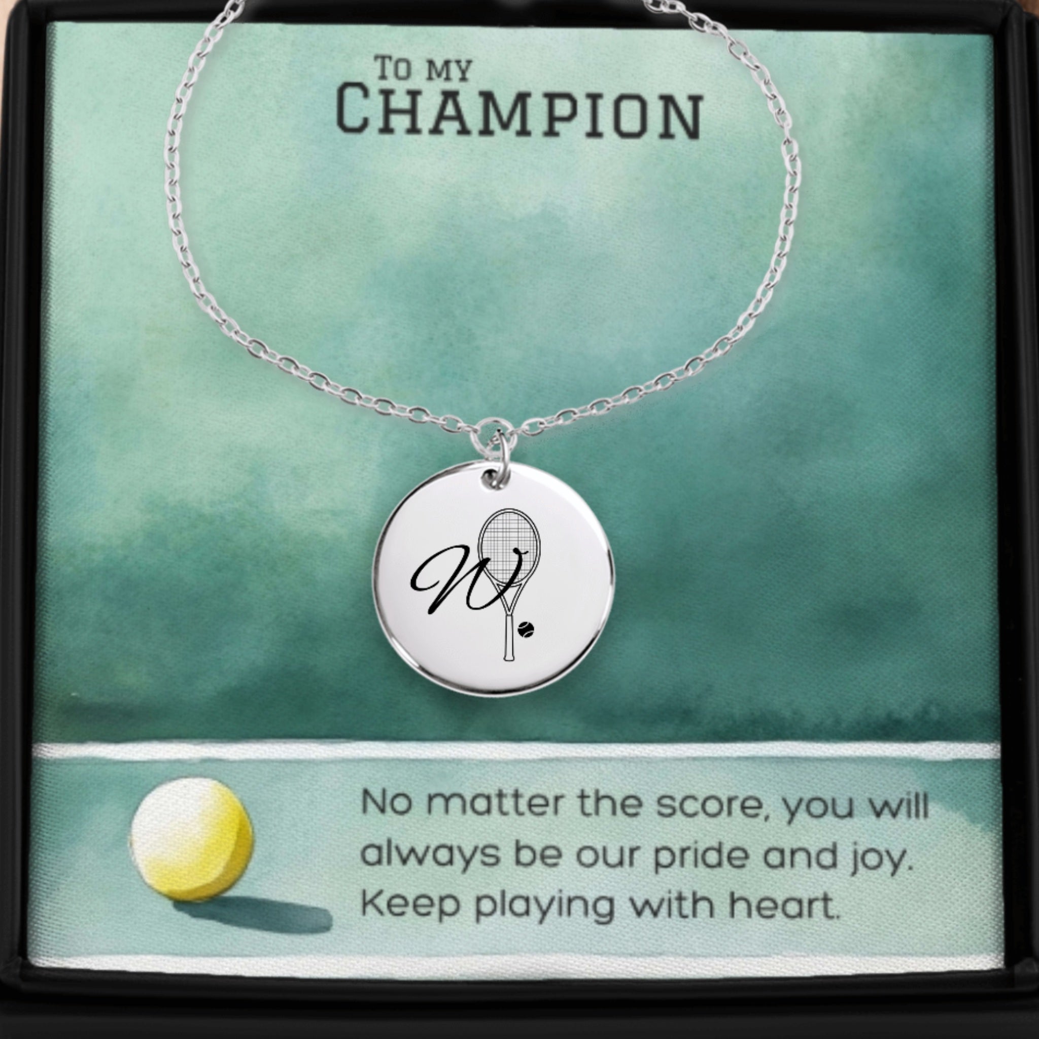 Custom Monogram Tennis Bracelet