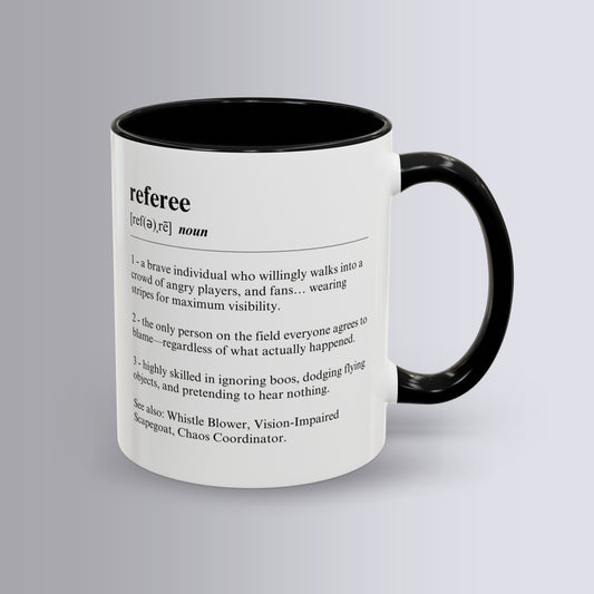 Referee Mug 11oz & 15oz Funny Dictionary Mug for Referees
