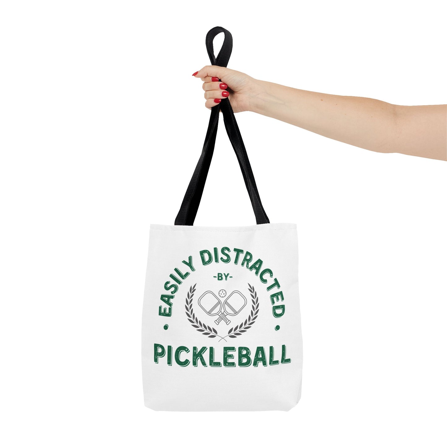 Pickleball Tote Bag Easily Distracted by Pickleball Funny Bag for Pickleball Lovers