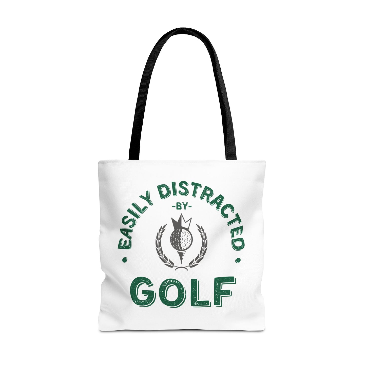 Golf Tote Bag Easily Distracted by Golf Funny Golf Bag for Golf Lovers