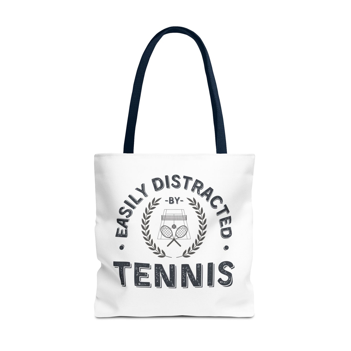 Tennis Tote Bag Easily Distracted by Tennis Funny Bag for Tennis Lovers