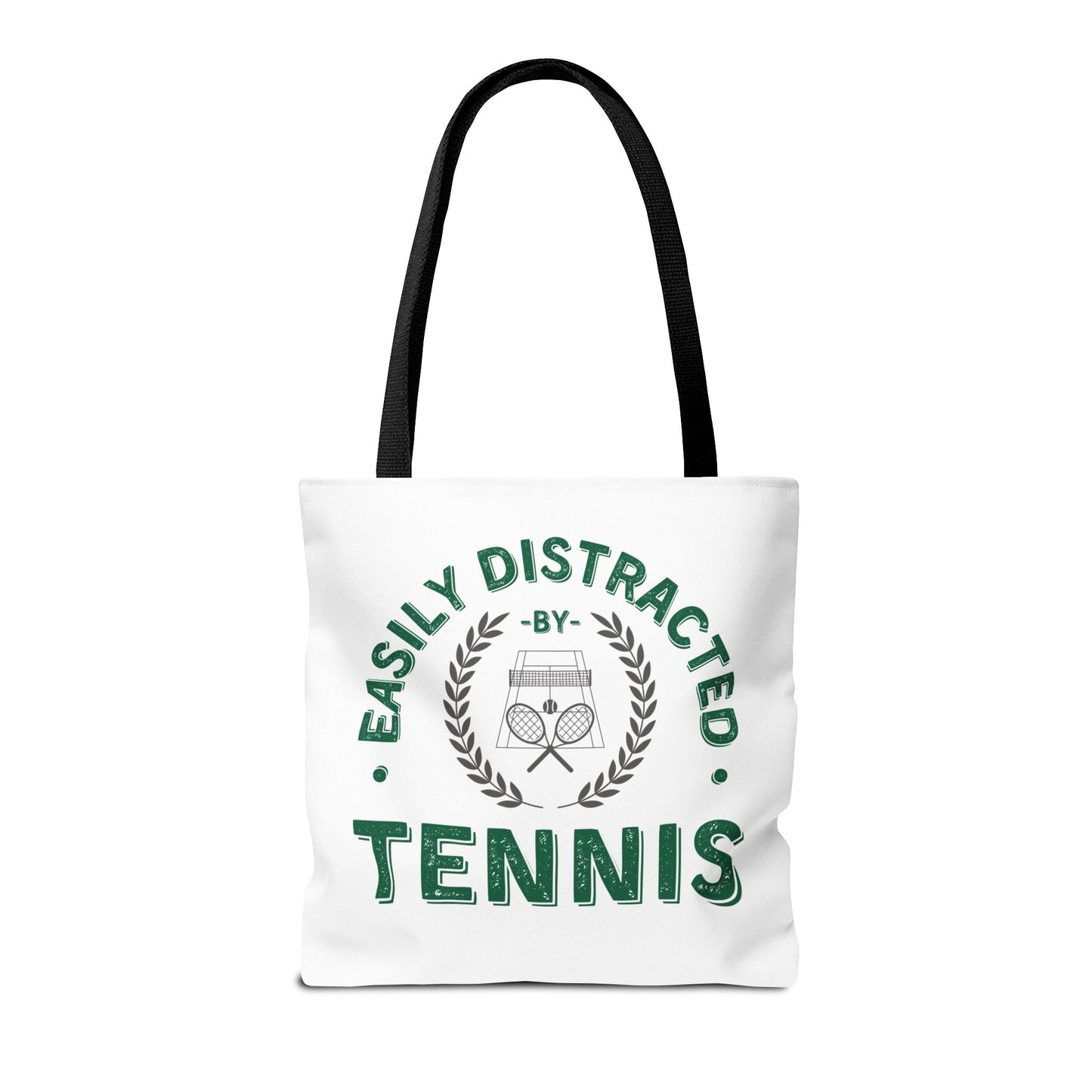 Tennis Tote Bag Easily Distracted by Tennis Funny Bag for Tennis Lovers