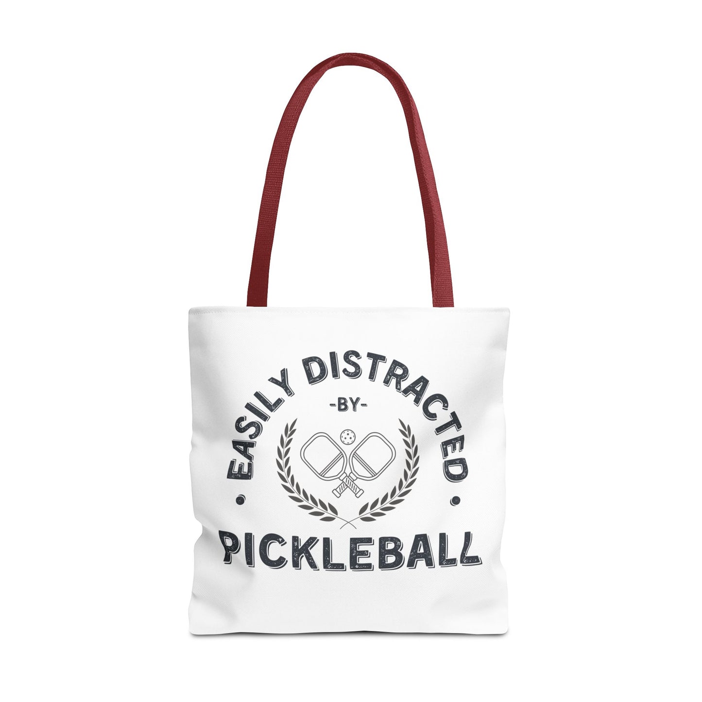 Pickleball Tote Bag Easily Distracted by Pickleball Funny Bag for Pickleball Tennis Lovers