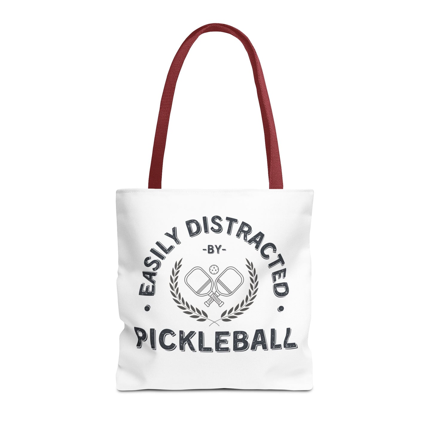 Pickleball Tote Bag Easily Distracted by Pickleball Funny Bag for Pickleball Tennis Lovers