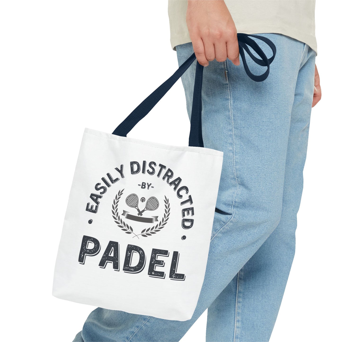 Padel Tennis Tote Bag Easily Distracted by Padel Funny Bag for Padel Tennis Lovers