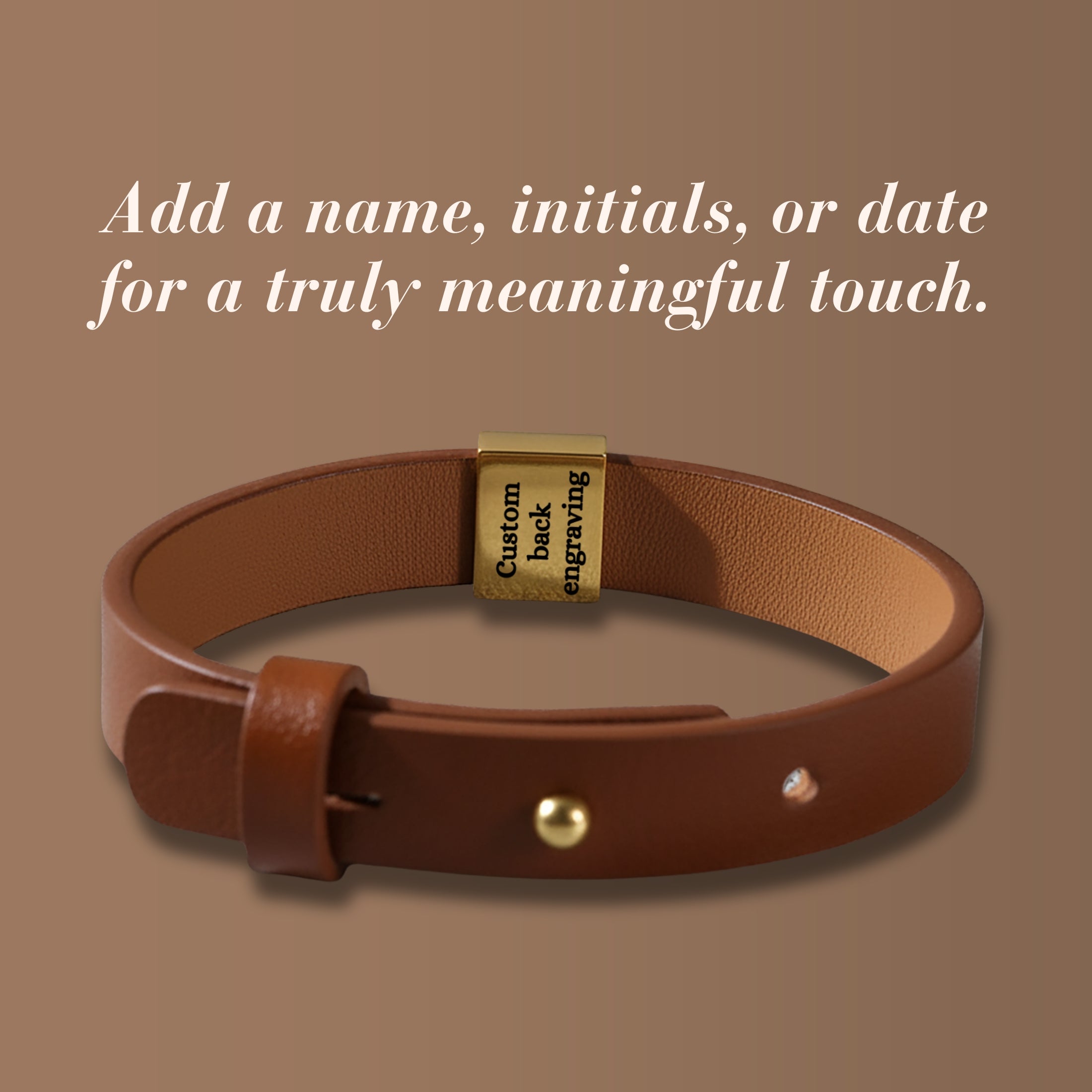 Custom Initial Tennis Men's Bracelet