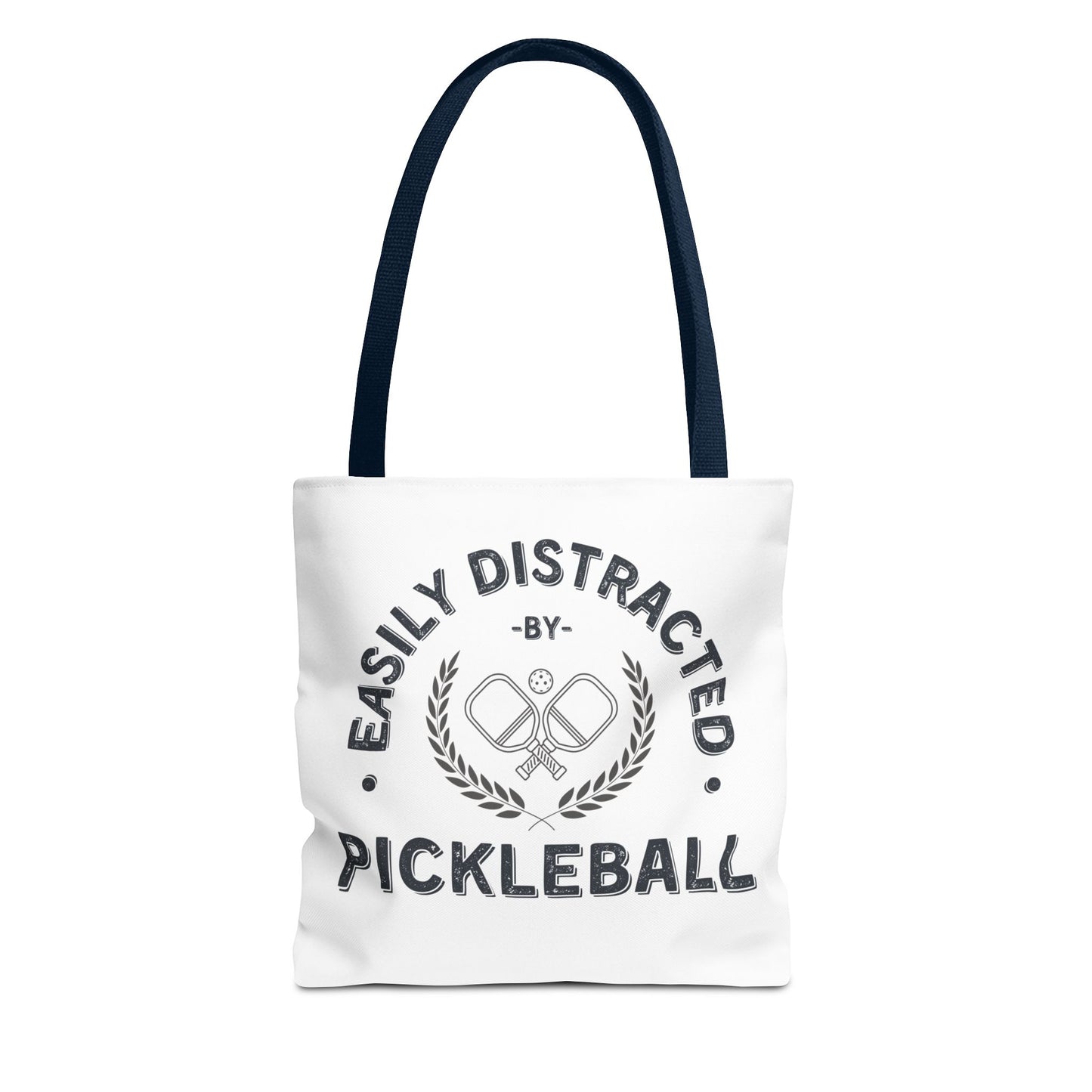 Pickleball Tote Bag Easily Distracted by Pickleball Funny Bag for Pickleball Tennis Lovers