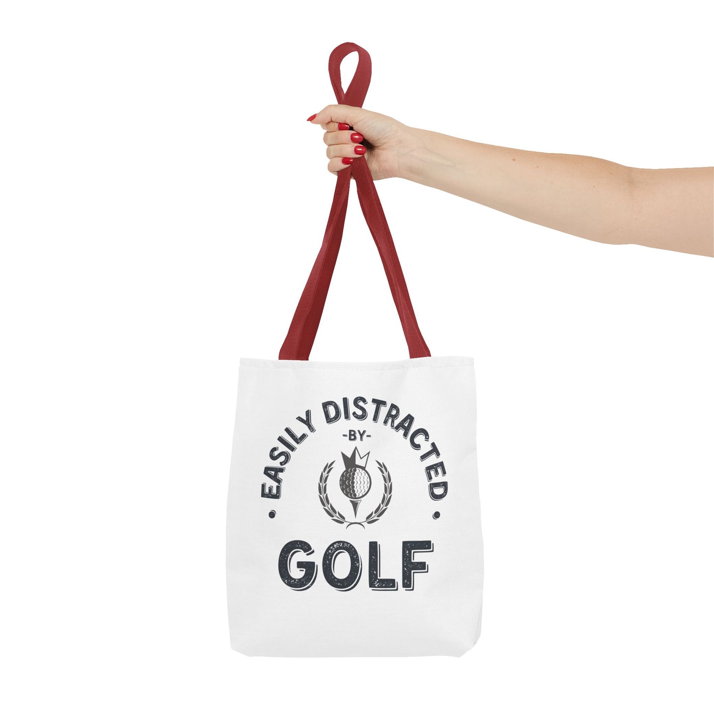 Golf Tote Bag Easily Distracted by Golf Funny Bag for Golf Lovers