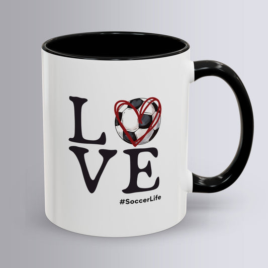 Soccer Mug 11oz & 15oz Love Soccer Cup