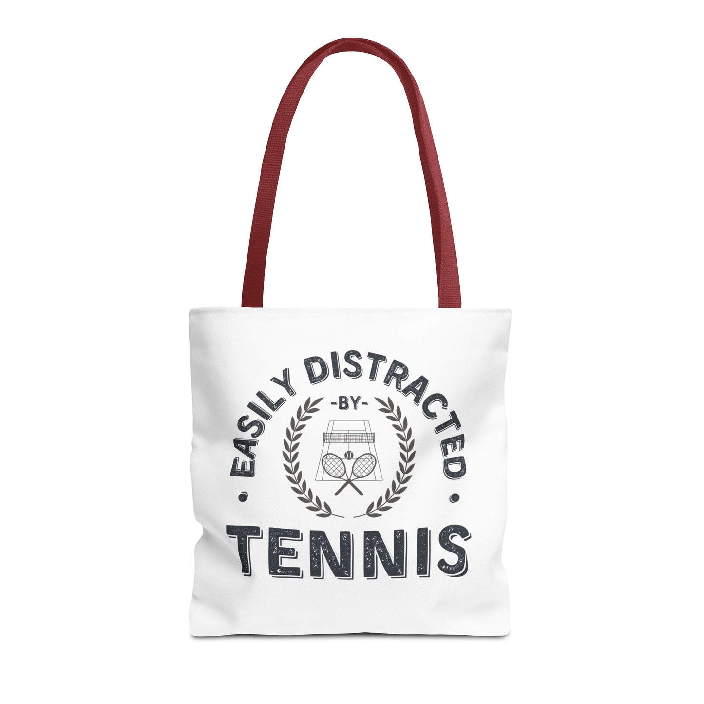 Tennis Tote Bag Easily Distracted by Tennis Funny Bag for Tennis Lovers