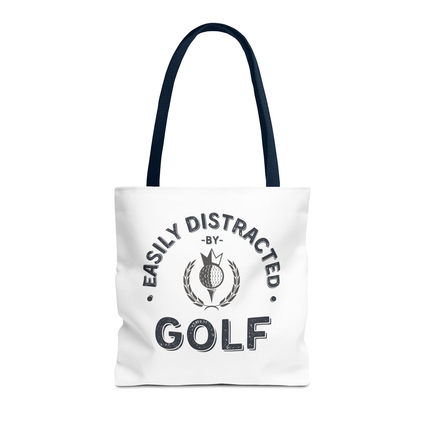 Golf Tote Bag Easily Distracted by Golf Funny Bag for Golf Lovers