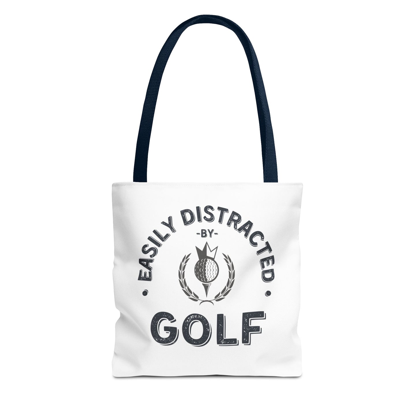 Golf Tote Bag Easily Distracted by Golf Funny Bag for Golf Lovers