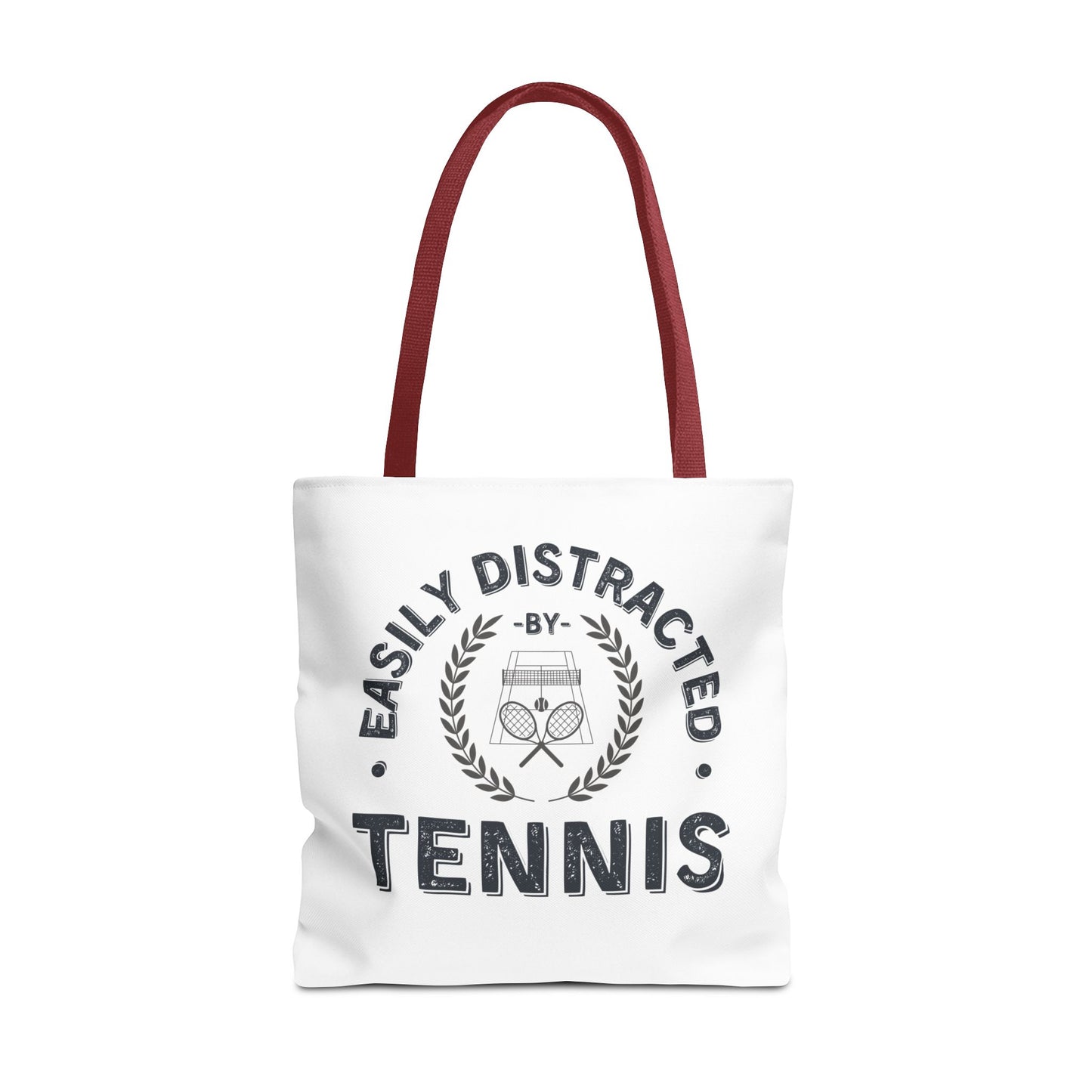 Tennis Tote Bag Easily Distracted by Tennis Funny Bag for Tennis Lovers