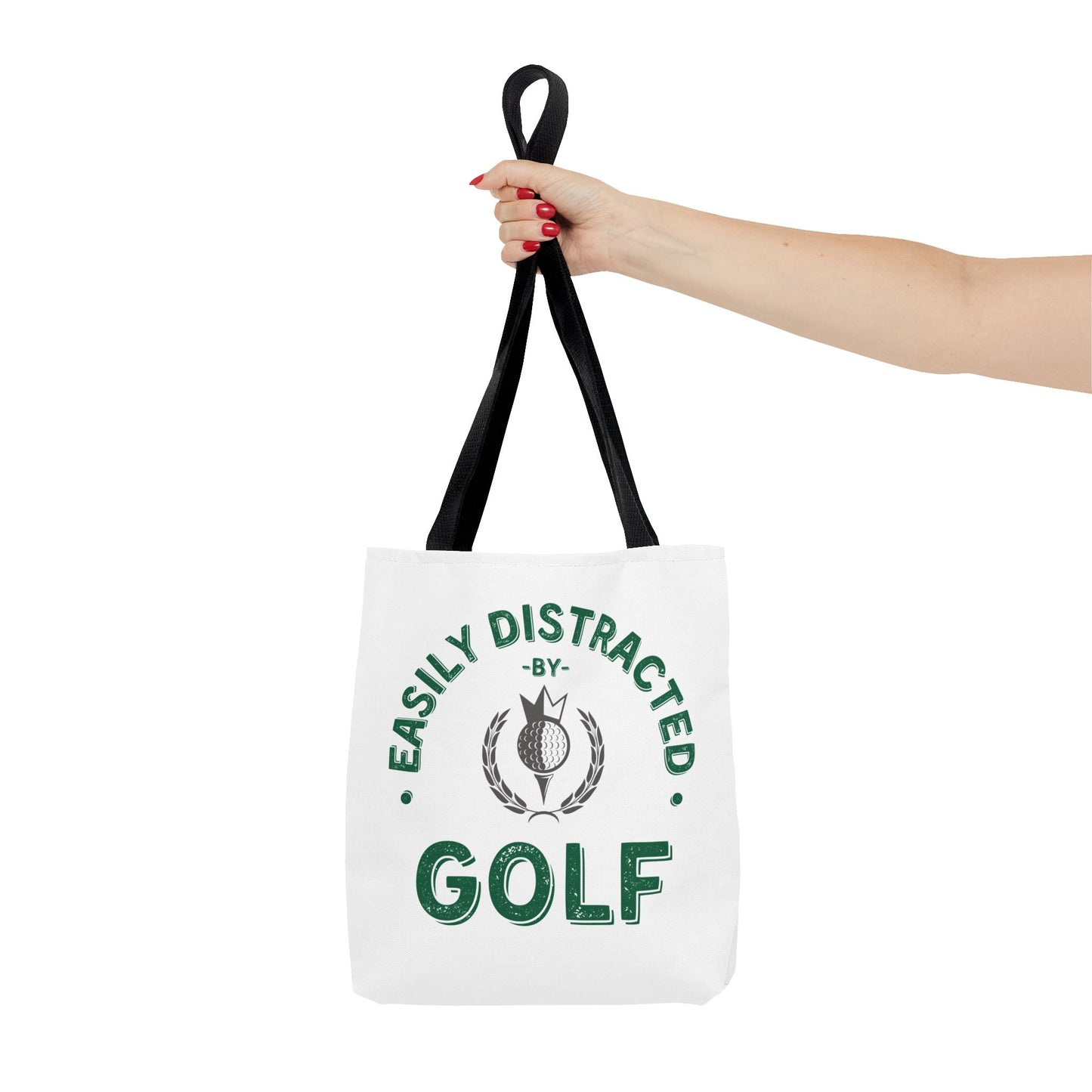 Golf Tote Bag Easily Distracted by Golf Funny Golf Bag for Golf Lovers