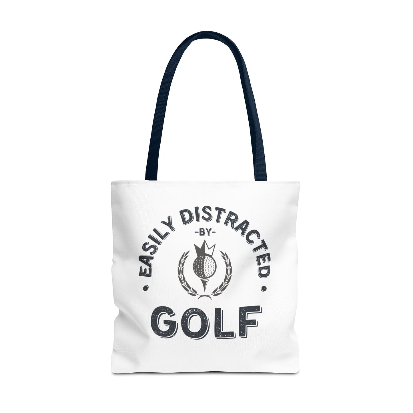 Golf Tote Bag Easily Distracted by Golf Funny Bag for Golf Lovers