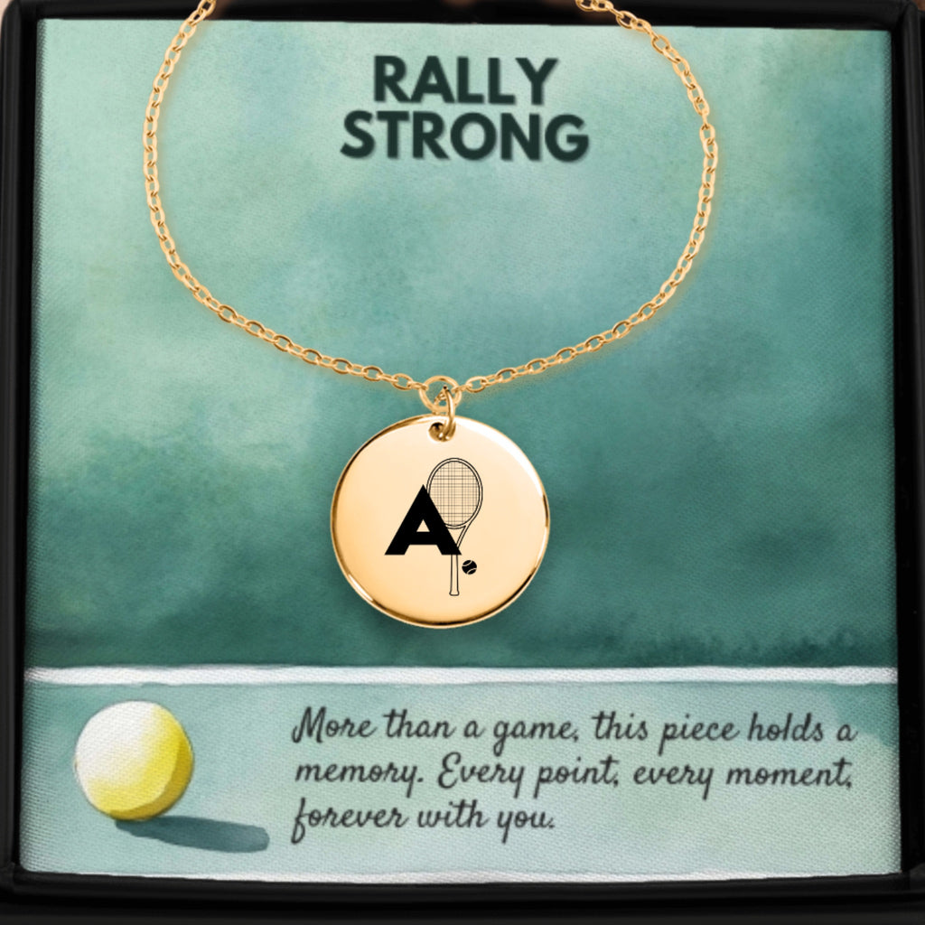 Custom Monogram Tennis Bracelet