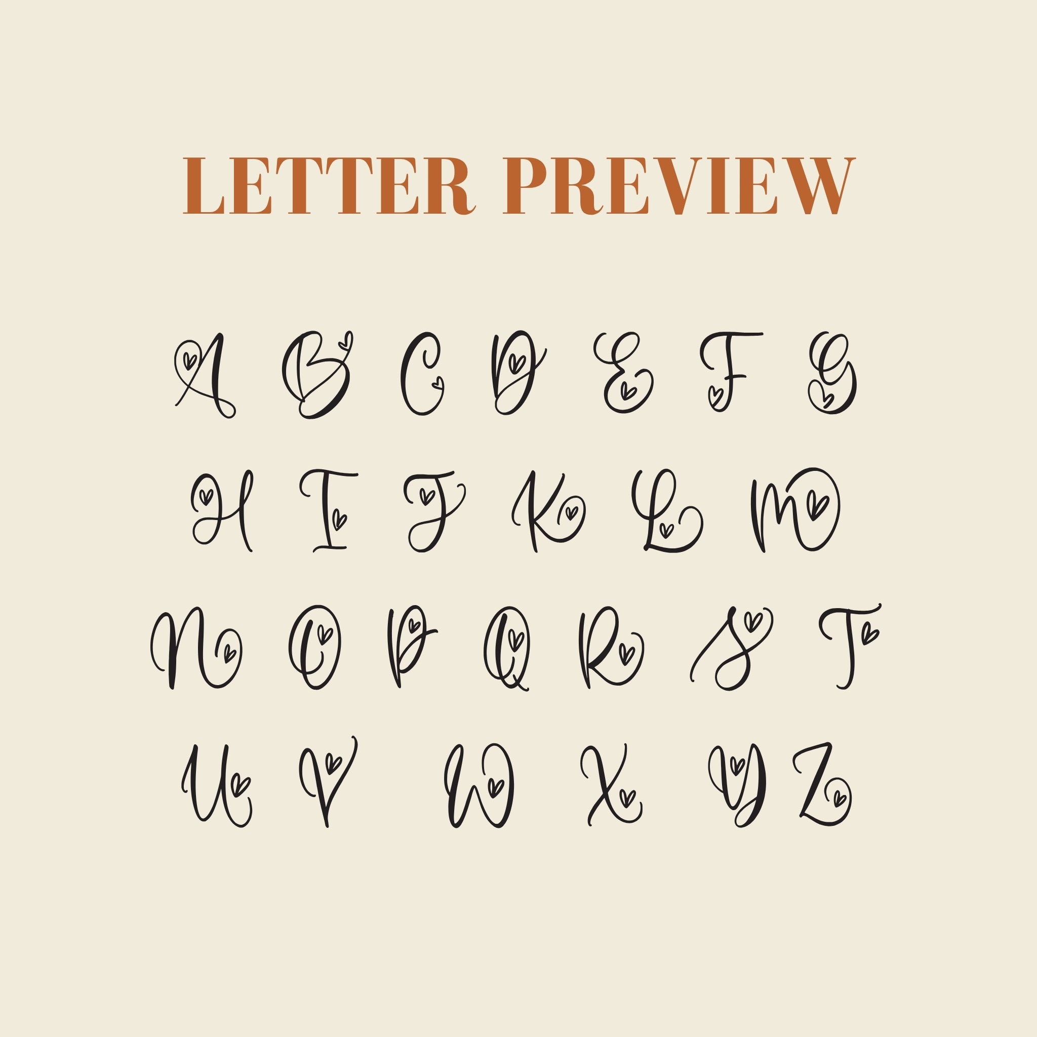 Tennis Necklace Custom Heart Monogram