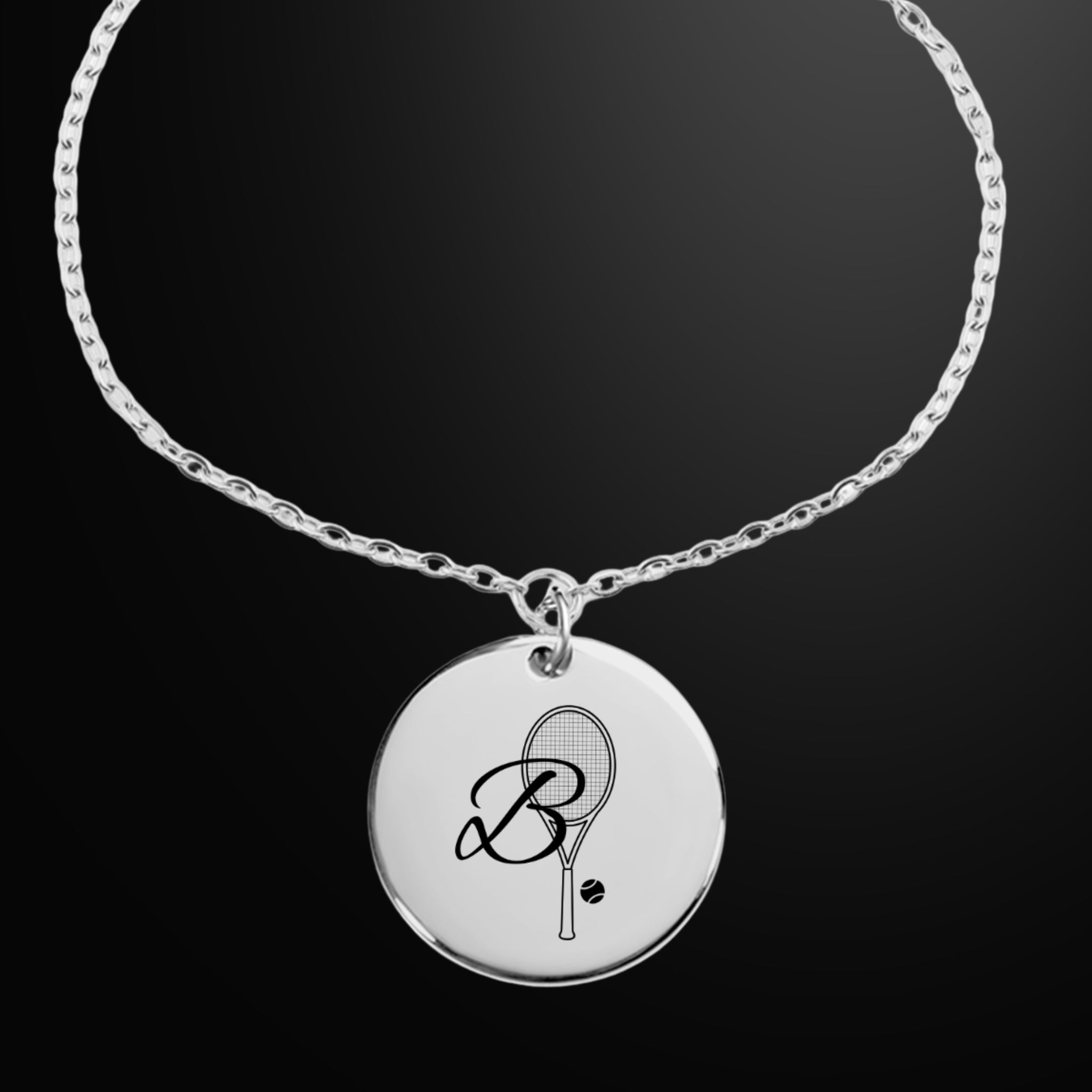 Custom Monogram Tennis Bracelet