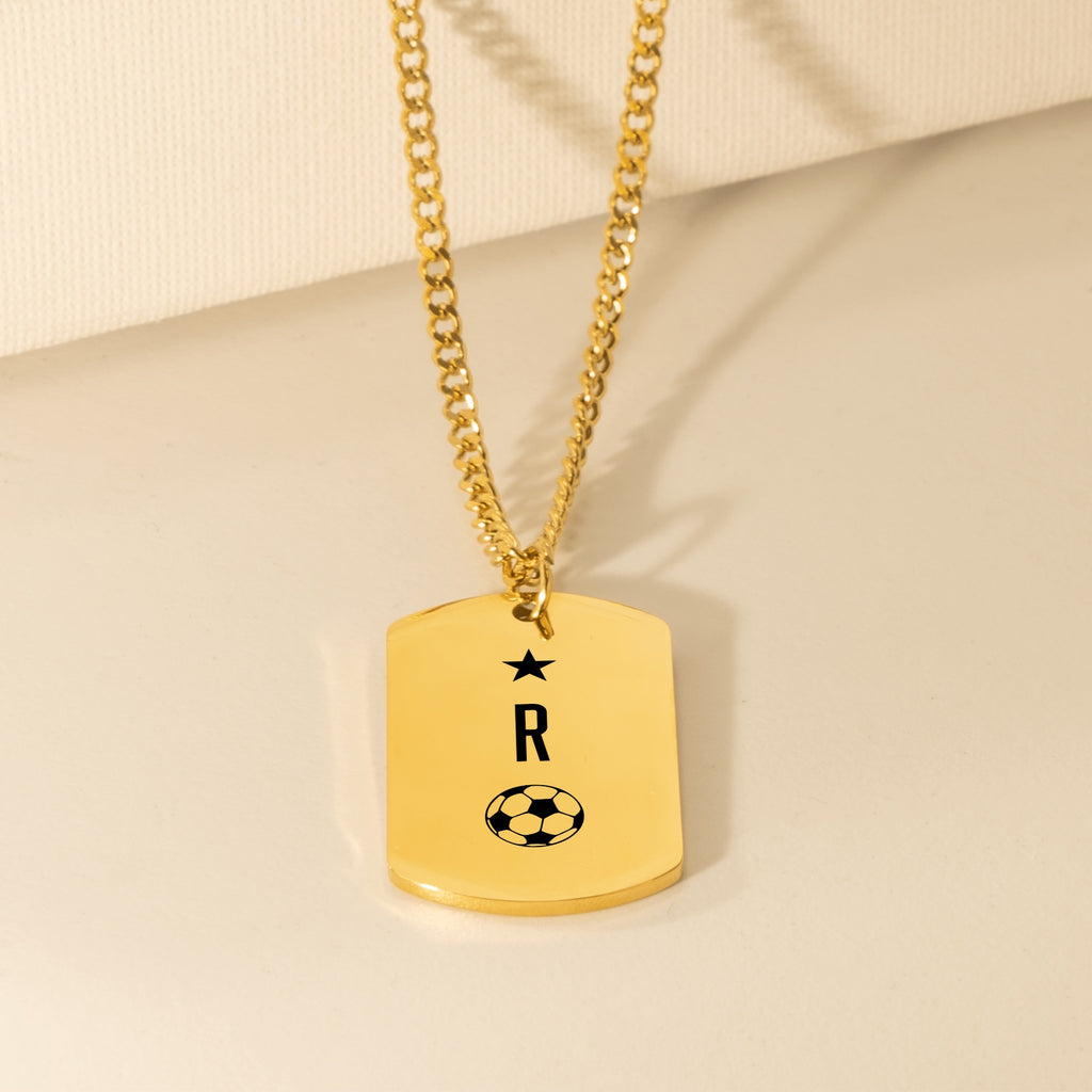 Cuban Tag Necklace