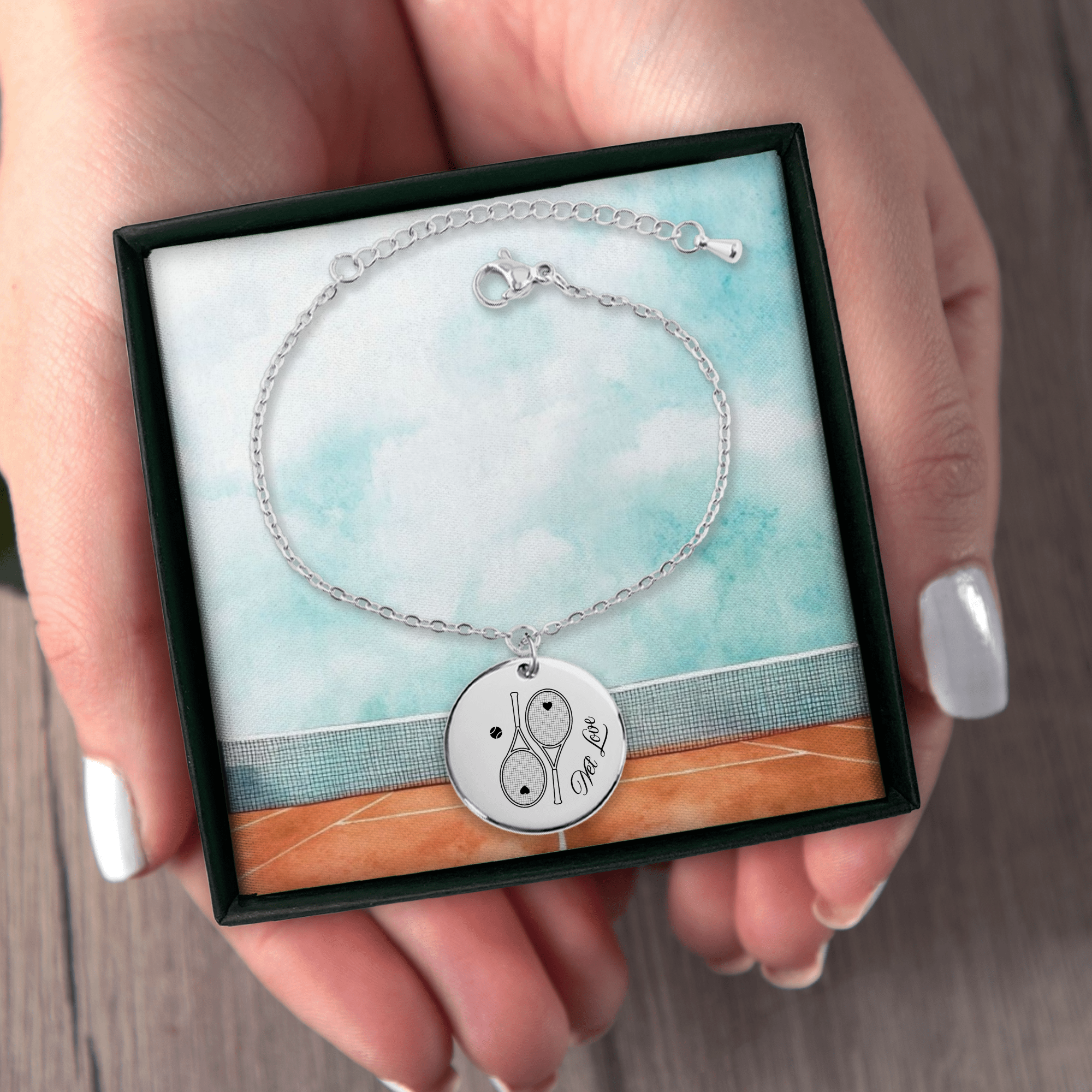 Tennis Bracelet Net Love Racquets