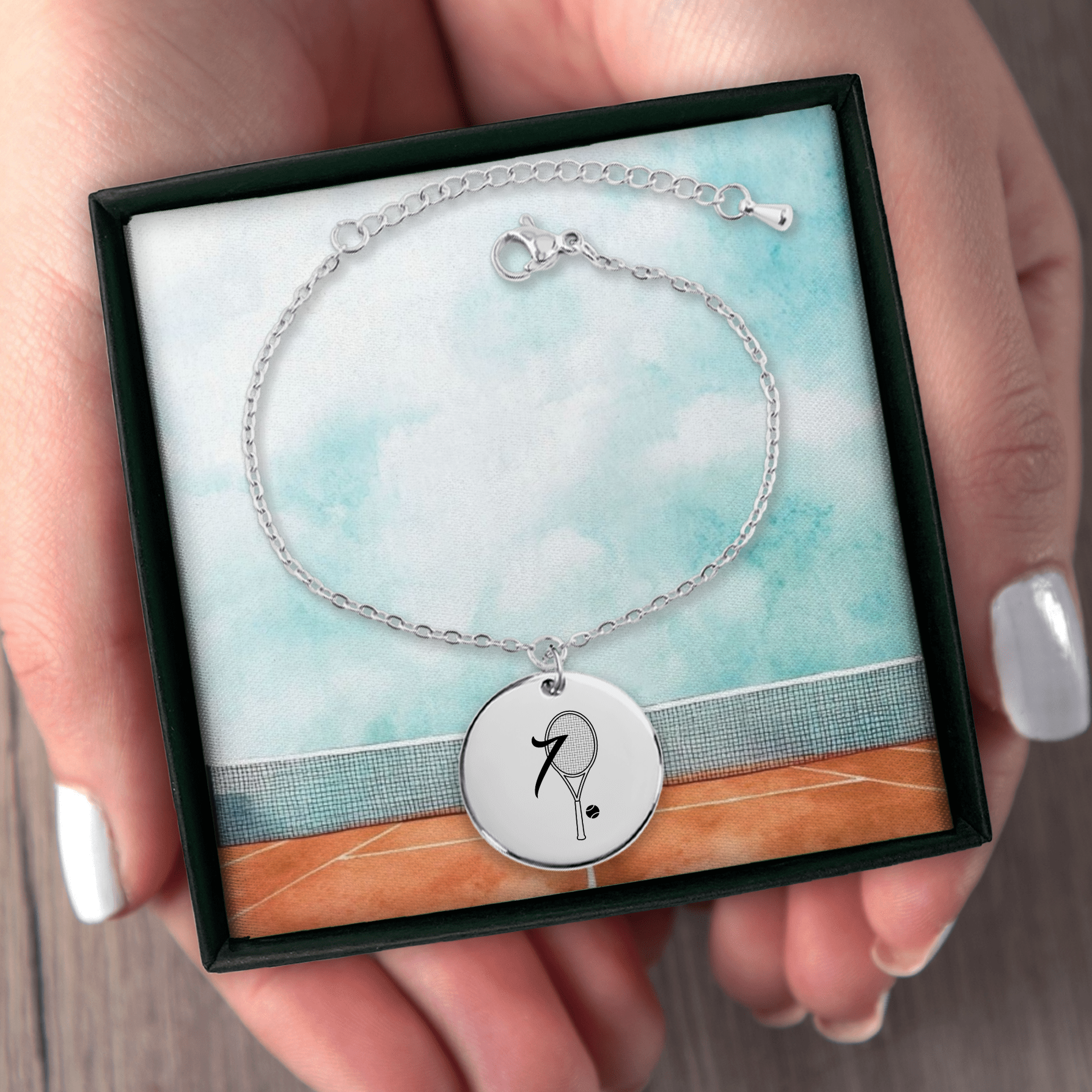 Custom Tennis Bracelet My Lucky Number