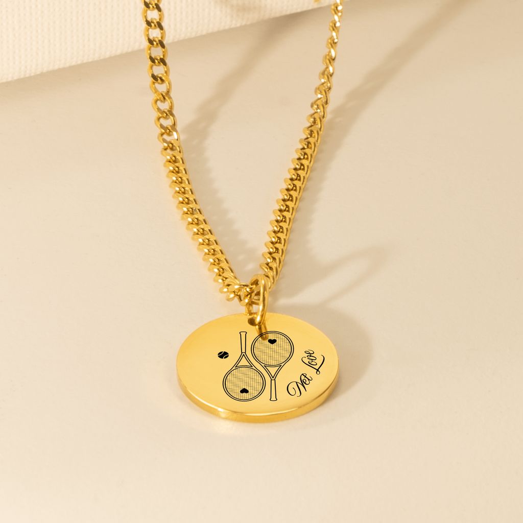Tennis Necklace Net Love Racquets
