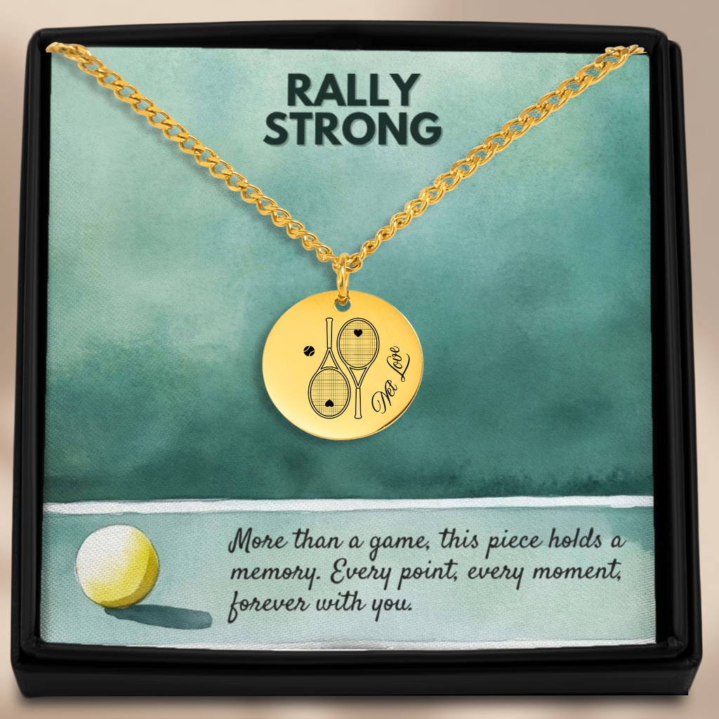 Tennis Necklace Net Love Racquets