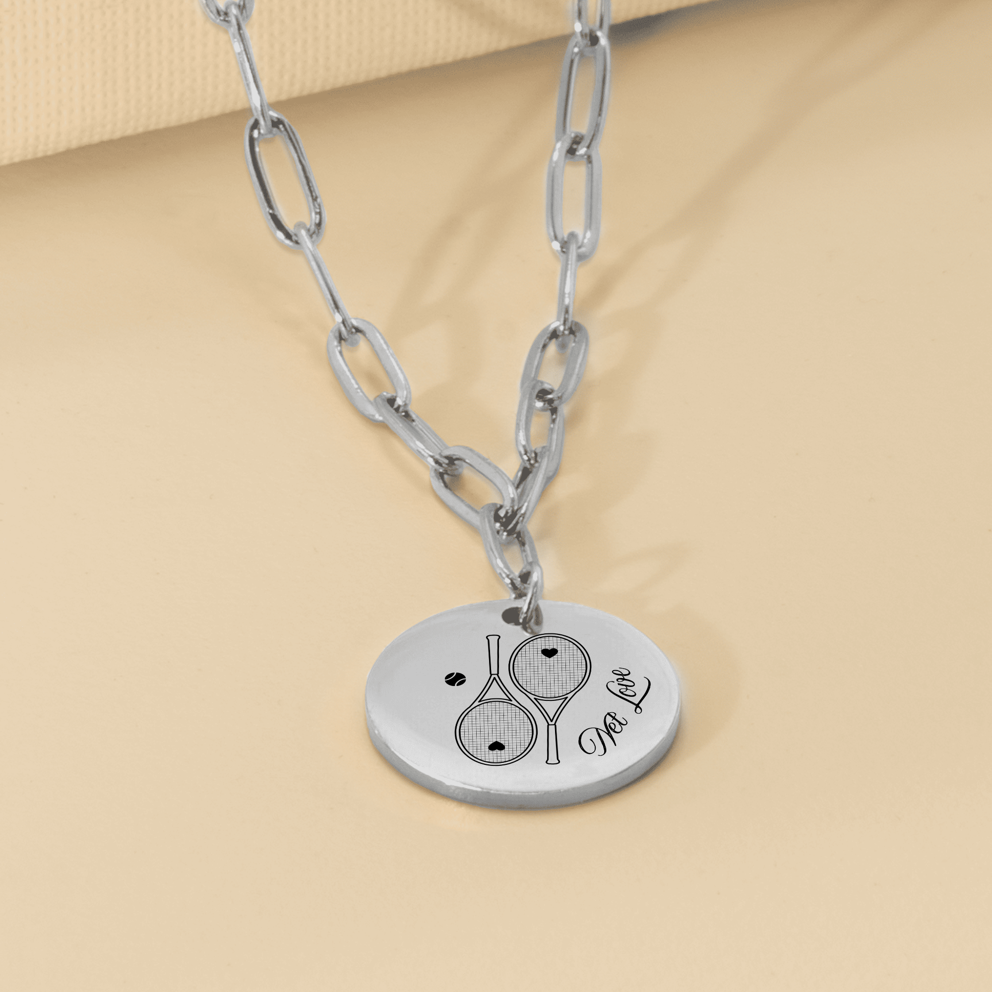 Tennis Necklace Net Love Racquets